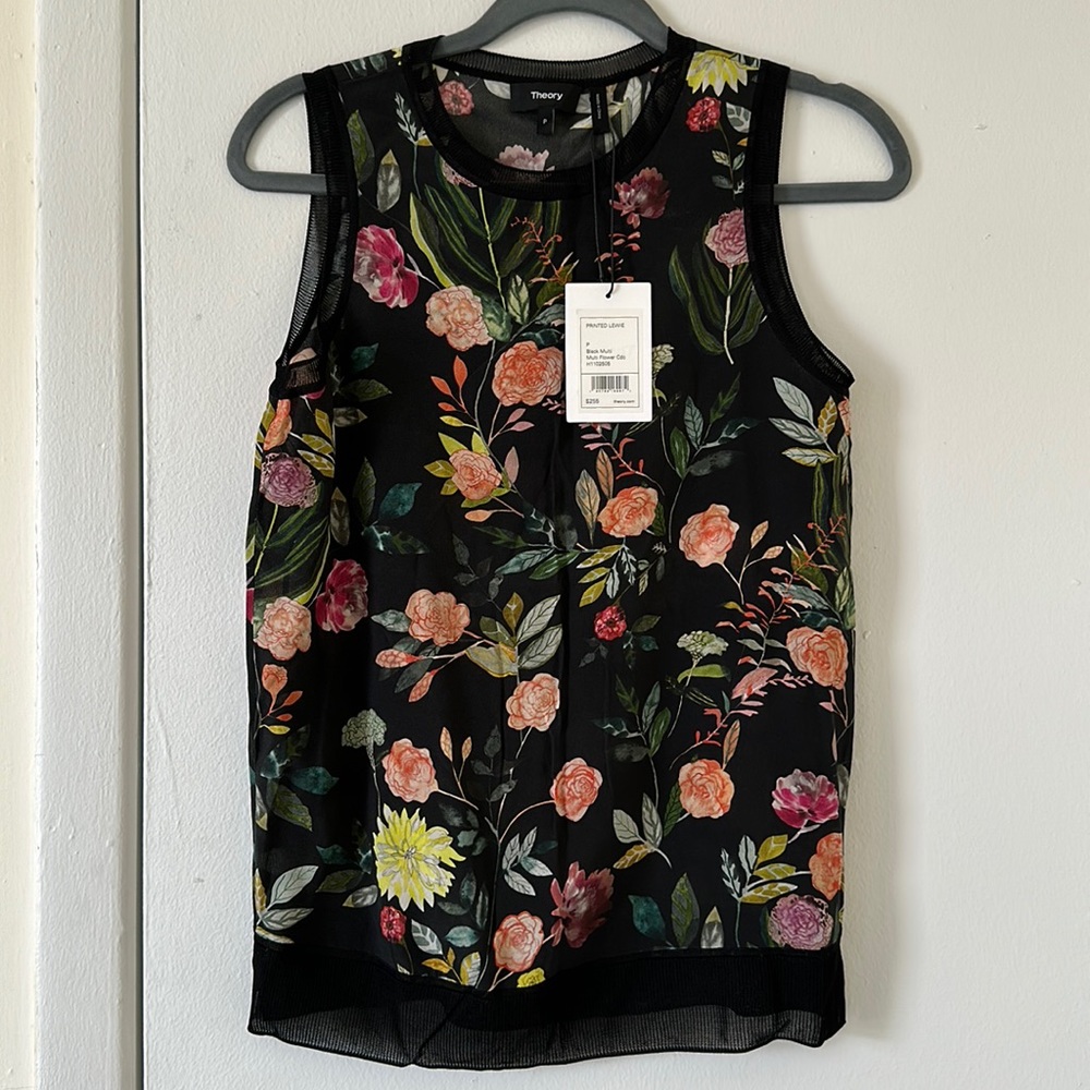NEW! Theory 100% Silk Top